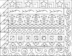 Borders Rug Pattern