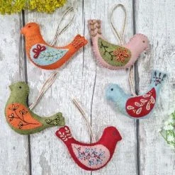 Folk Birds Felt Craft Kit