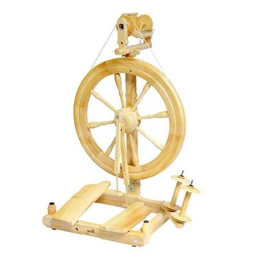 Kromski Sonata Spinning Wheel - Clear Finish 1 Kromski Sonata Spinning Wheel - Clear Finish