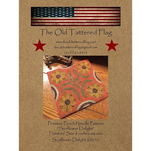 Punch Needle Pattern - Sunflower Delight 1 Punch Needle Pattern - Sunflower Delight