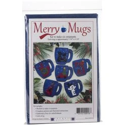 Felt Ornament Kit - Merry Mugs -Stella Sales SPI K0918b 16398.1603898872