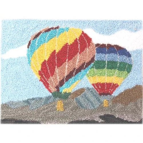 Punch Needle Kit - Hot Air Balloons 1 Punch Needle Kit - Hot Air Balloons