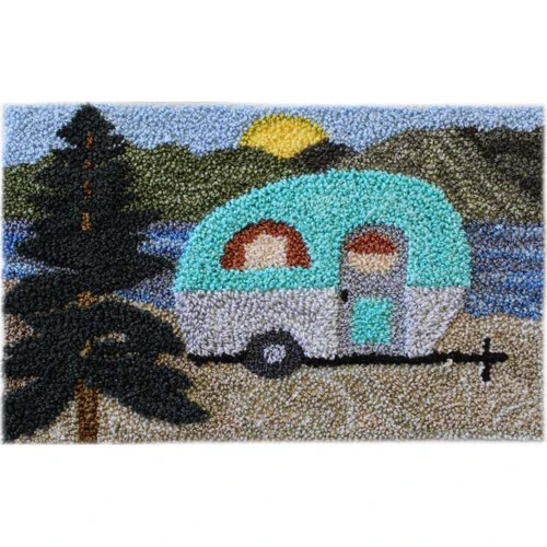 Punch Needle Kit - Camping 1 Punch Needle Kit - Camping