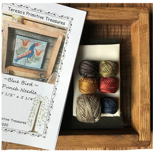 Punch Needle Kit - Blue Bird 3 Punch Needle Kit - Blue Bird - Image 3