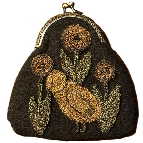 Punch Needle Kit - Little Chick Clasp Purse 1 Punch Needle Kit - Little Chick Clasp Purse