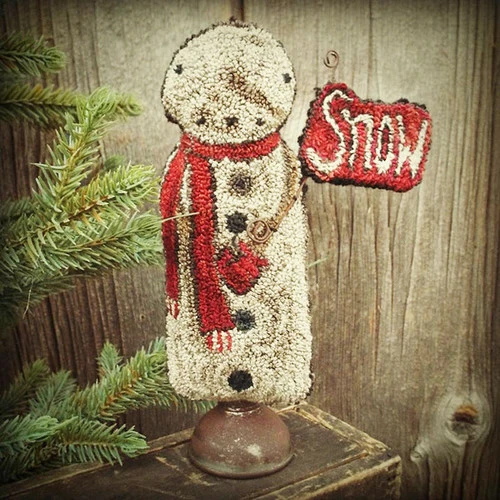 Punch Needle Kit - Standing Snowman 1 Punch Needle Kit - Standing Snowman