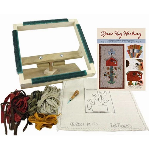 Deluxe Beginner Rug Hooking Kit 1 Deluxe Beginner Rug Hooking Kit