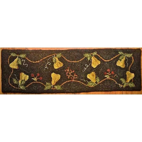 Pear Runner Rug Hooking Kit 1 Pear Runner Rug Hooking Kit