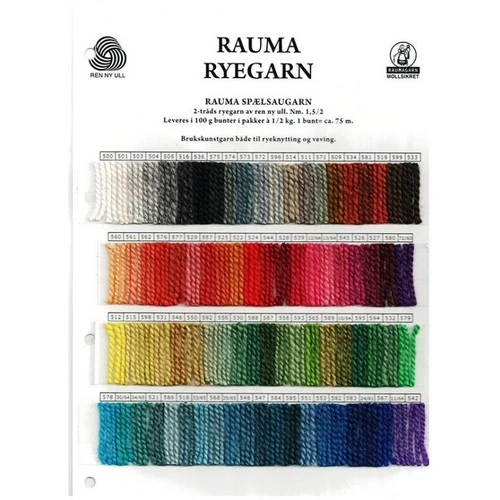 Rauma Ryegarn Norwegian Rug Yarn - Image 2